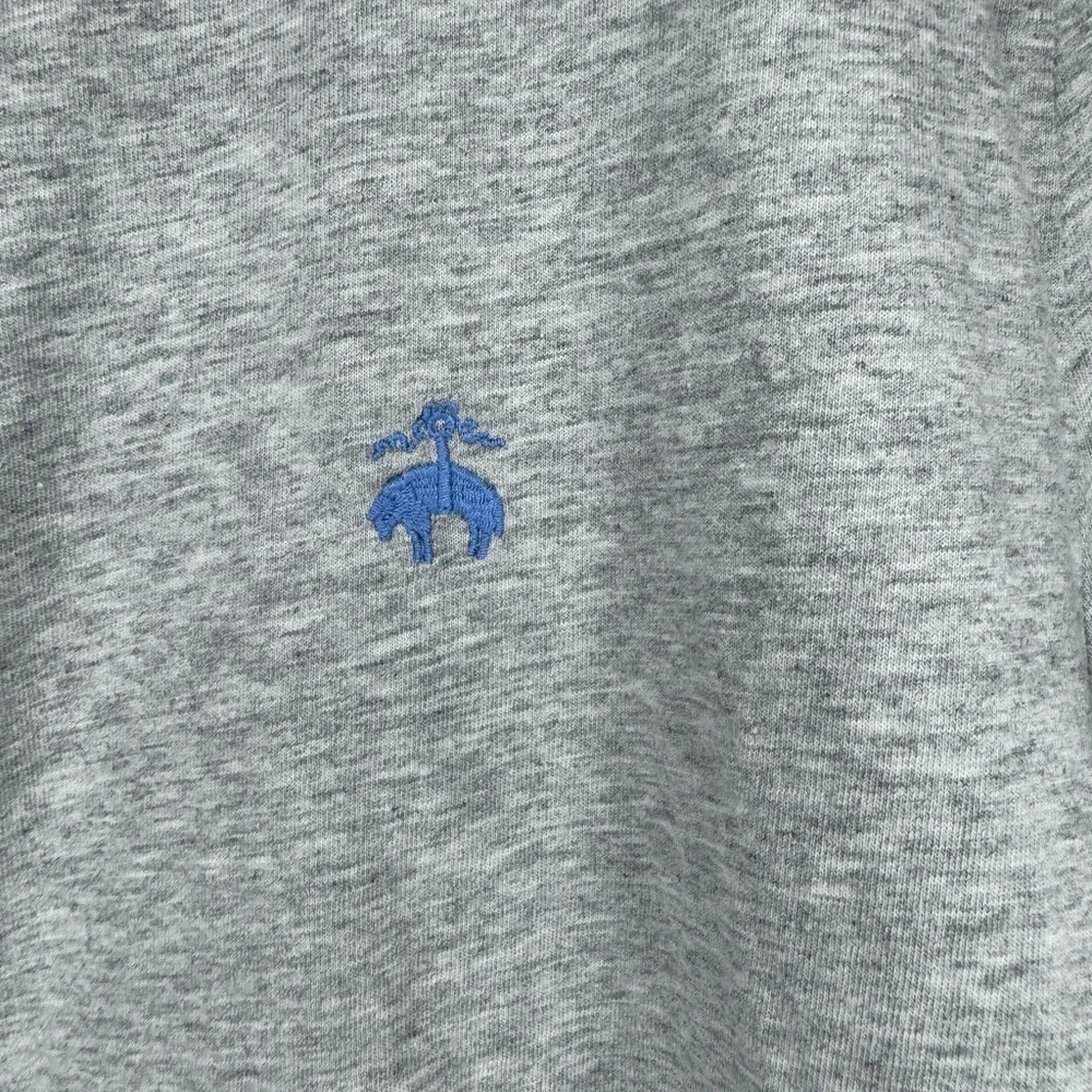 Brooks Brothers Supima Cotton T-Shirt Gray Crewneck Tee Size XL - Picture 4 of 5